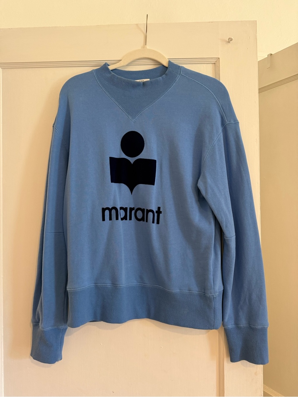 Isabel Marant Light Blue Pullover Crewneck Sweatshirt